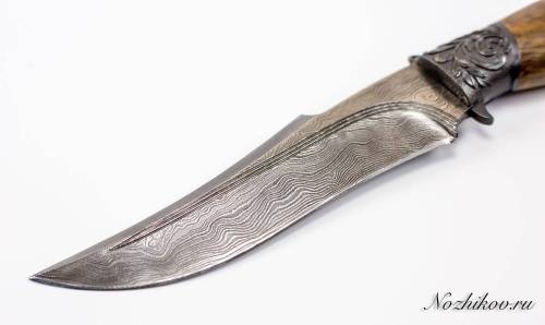 1239  Авторский Нож из Дамаска №37 фото 3