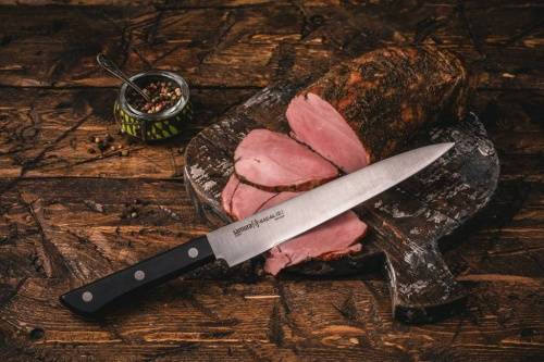 2011 Samura Нож кухонный для тонкой нарезки &Harakiri& (SHR-0045B) 196 мм фото 8