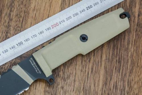 2255 Extrema Ratio Нож с фиксированным клинком Task Desert Warfare 1/3 Serrated фото 3