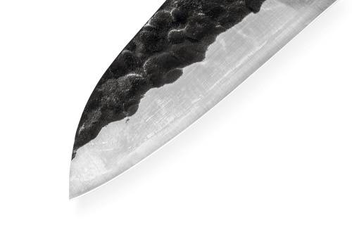 31 Samura Набор кухонный - нож кухонный "Samura BLACKSMITH" Сантоку 182 мм фото 3