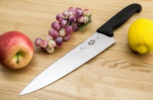 410 Victorinox Кухонный разделочный нож с широким лезвием фото 4