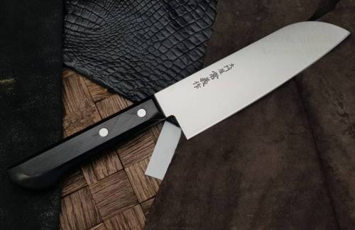 114 Shimomura Нож кухонный Сантоку Shimomura фото 4