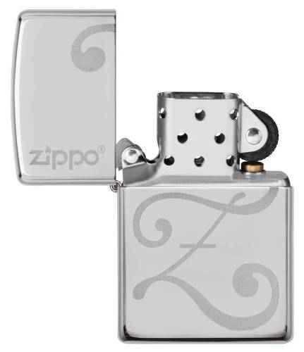 250 ZIPPO Зажигалка ZIPPO Logo Z с покрытием High Polish Chrome фото 2