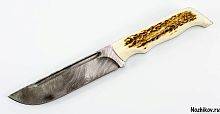 Боевой нож  Авторский Нож из Дамаска №13