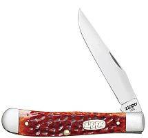 Нож перочинный ZIPPO Chestnut Bone Standard Jigged Trapper