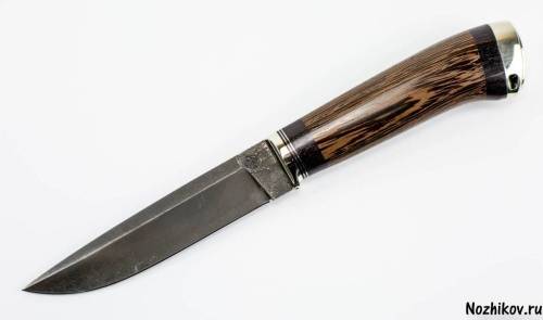 1239 Ножи Приказчикова Авторский нож из тигельного булата №1