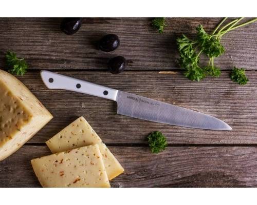 2011 Samura Нож кухонный универсальный &HARAKIRI& (SHR-0023W) 150 мм фото 9