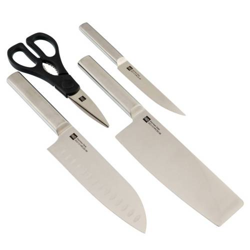 192 HuoHou Набор кухонных ножей на подставкеStainless Steel Kitchen Knife Set