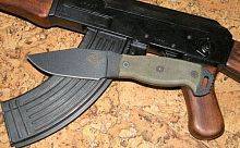 Нож с фиксированным клинком Ontario RD-4 Black Micarta