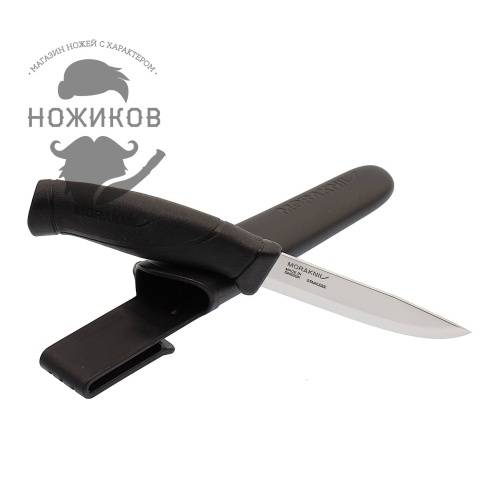 3810 Mora Нож с фиксированным лезвием Morakniv Companion Black фото 4