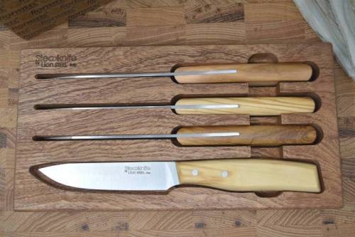 2011 Lion Steel Набор ножей для стейка LionSteel в деревянной коробке - 9001S UL фото 4