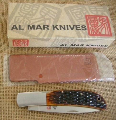 3810 Al Mar Knives Eagle Classic Honey фото 7