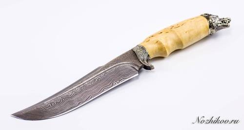 1239  Авторский Нож из Дамаска №45 фото 2