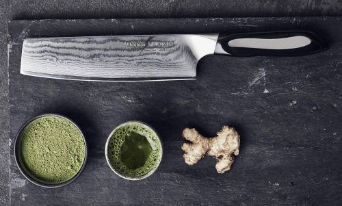 31 Tojiro Кухонный нож для овощей Накири фото 9