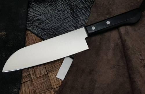 114 Shimomura Нож кухонный Сантоку Shimomura фото 3