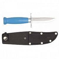 Туристический нож Mora Нож с фиксированным лезвием kniv Scout 39 Safe Blue