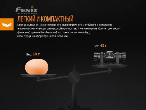 150 Fenix Налобный фонарьHM23 Cree XP-G2 (R5) фото 6