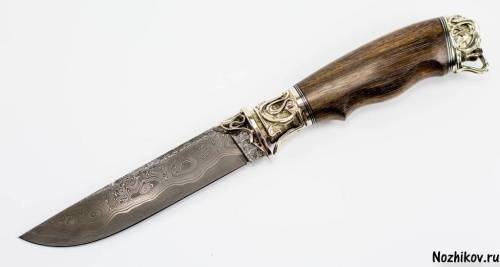 1239 Ножи Приказчикова Нож Подарочный №52 из Ламината с никелем