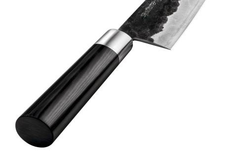 31 Samura Набор кухонный - нож кухонный "Samura BLACKSMITH" Сантоку 182 мм фото 2