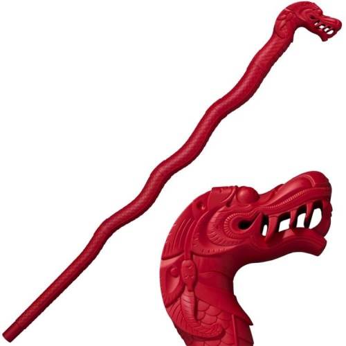  Cold Steel - Lucky Dragon Walking Stick Red