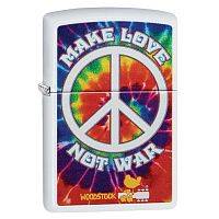 Зажигалка ZIPPO Woodstock® с покрытием White Matte