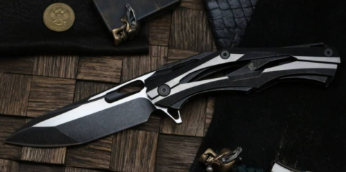 5891 Custom Knife Factory Десептикон-1 CKF Limited Black Edition фото 12