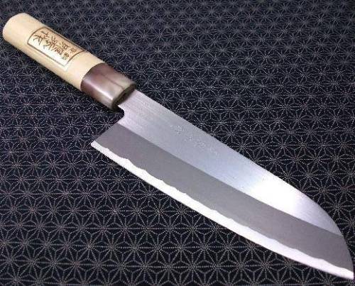 114 Shimomura Нож кухонныйСантоку фото 2