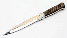 Цельный нож из металла Павловские ножи Окопный нож