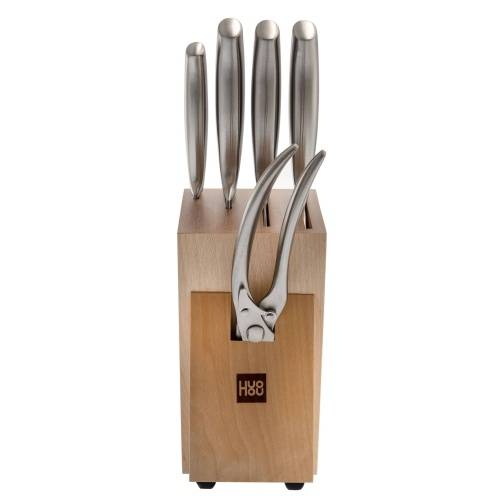 192 HuoHou Набор кухонных ножей на подставке6-Piece Stainless Steel Kitchen Knife Set фото 10