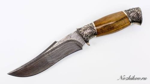 1239  Авторский Нож из Дамаска №37 фото 9