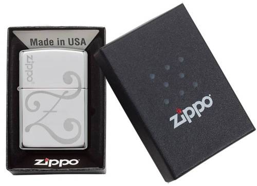 250 ZIPPO Зажигалка ZIPPO Logo Z с покрытием High Polish Chrome фото 5