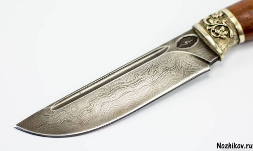 1239  Авторский Нож из Дамаска №36 фото 2