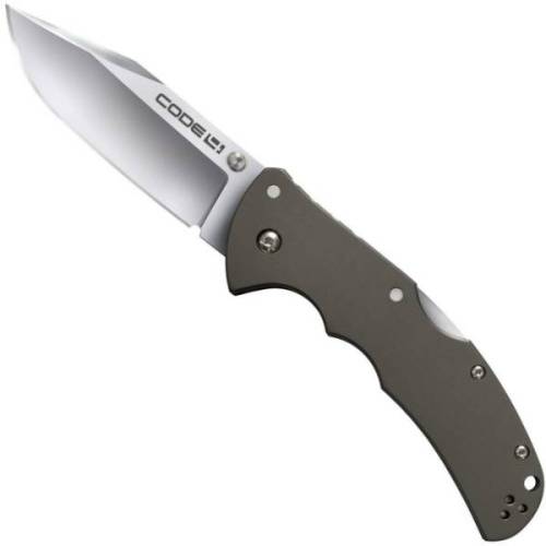 5891 Cold Steel Code-4 Clip Point Plain S35VN