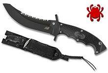 Охотничий нож Spyderco Нож с фиксированным клинком Warrior Black