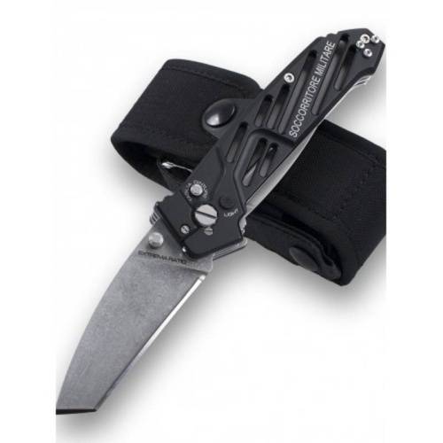 435 Extrema Ratio Многофункциональный складной нож с выкидным стропорезомPolice SM (Soccorritore Militare)