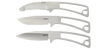 Туристический нож CRKT Набор из 3-х ножей фиксированным клинком BLACK FORK Hunting Knife Set