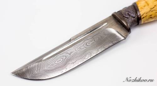 2255  Авторский Нож из Дамаска №49 фото 4