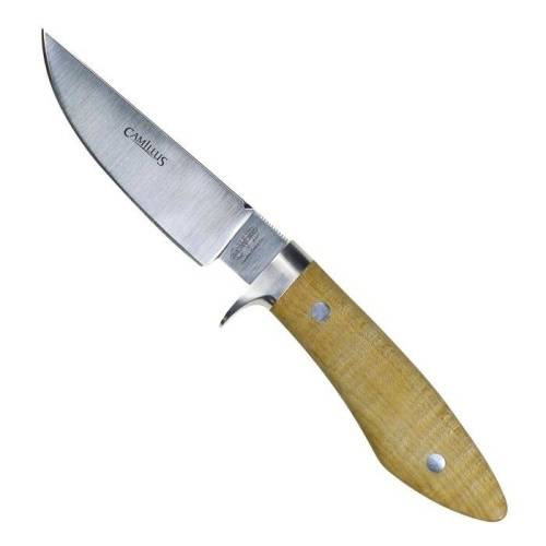 236 Camillus 9 OVB Fisk Hunter Maple Fixed Blade Knife (4 Satin)