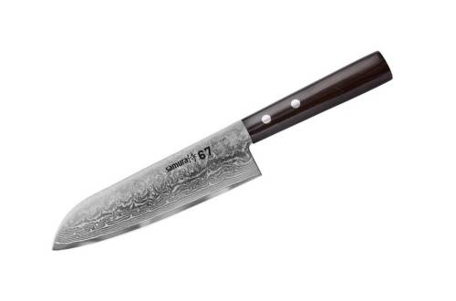 114 Samura Нож кухонный "Samura 67" Сантоку 175 мм