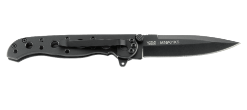 5891 CRKT Kit Carson M16 Spear Point Black Steel Handle