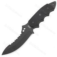 Охотничий нож Spyderco Нож с фиксированным клинком SPYDERCO PYGMY WARRIOR BLACK