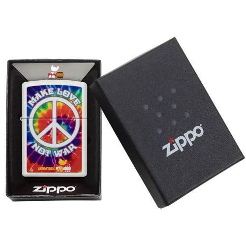 321 ZIPPO Зажигалка ZIPPO Woodstock® с покрытием White Matte фото 3