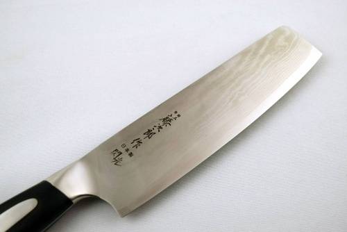 31 Tojiro Кухонный нож для овощей Накири фото 5