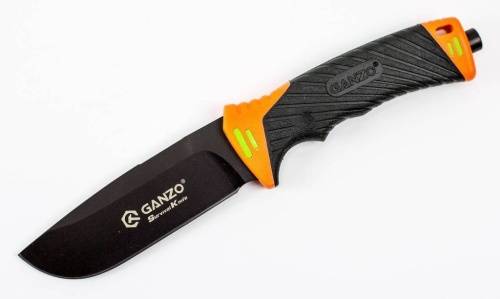 1039 Ganzo Нож для выживания с огнивом и точилкойG8012