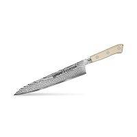 Нож кухонный Samura Custom для нарезки с рукоятью из кориана 225 мм