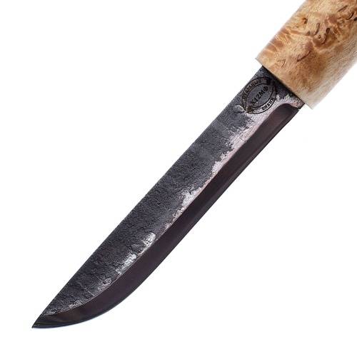 52 Стальные бивни Нож Ханты-Манси в деревянных ножнах фото 5