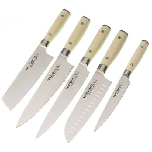  Tuotown Набор из 5-ти кухонных ножей
