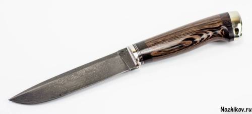 1239 Ножи Приказчикова Авторский нож из тигельного булата №5
