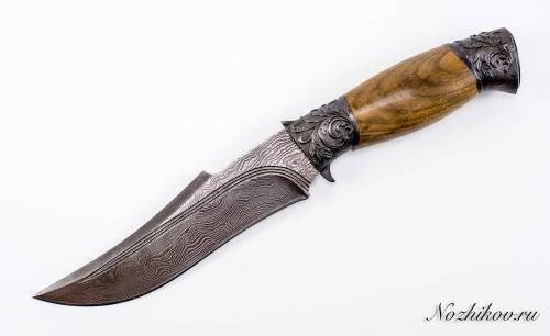 1239  Авторский Нож из Дамаска №37 фото 10