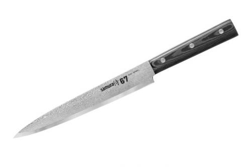 413 Samura Нож кухонный "Samura 67" для нарезки  195 мм